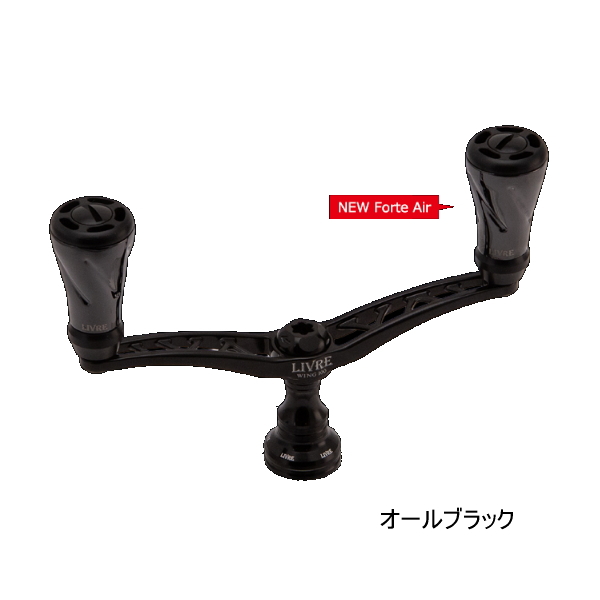 画像1: （26年5月新商品） リブレ ウイング 100 Bシリーズ WD100-S2-KBFOA Forte Airノブ シマノS2用 オールブラック 12010 （5月発売予定／ご予約受付中） （返品不可） （小型商品）