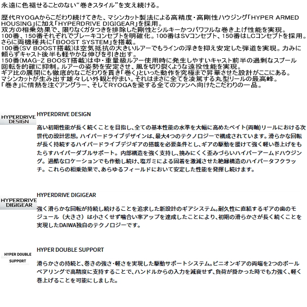 画像2: （26年1月新商品） ダイワ 26 リョウガ 150P（右） （小型商品）