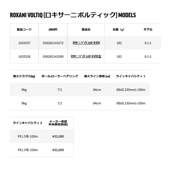 画像: （26年6月新商品） アブガルシア ロキサーニ ボルティック （右） （返品不可） （小型商品）