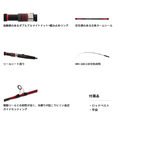 画像3: （26年3月新商品） ダイワ アナリスター ビシアジ MH-160・J （仕舞寸法 103cm） （保証書付き）