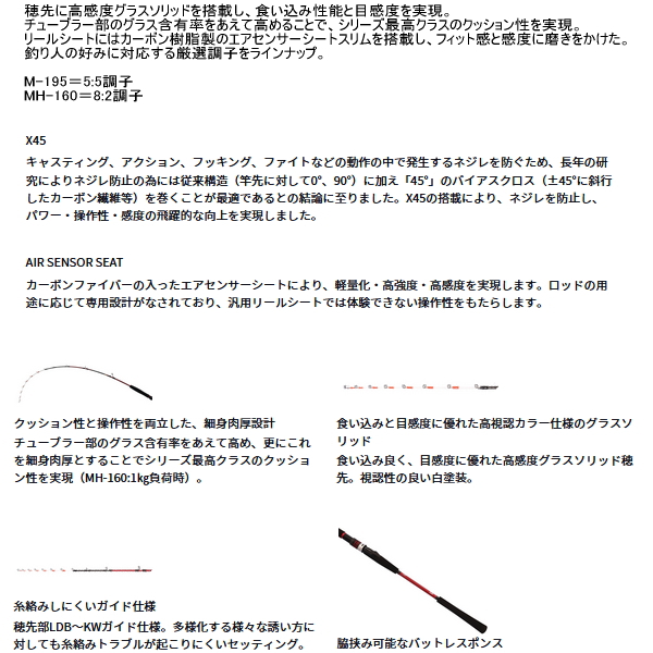 画像2: （26年3月新商品） ダイワ アナリスター ビシアジ MH-160・J （仕舞寸法 103cm） （保証書付き）