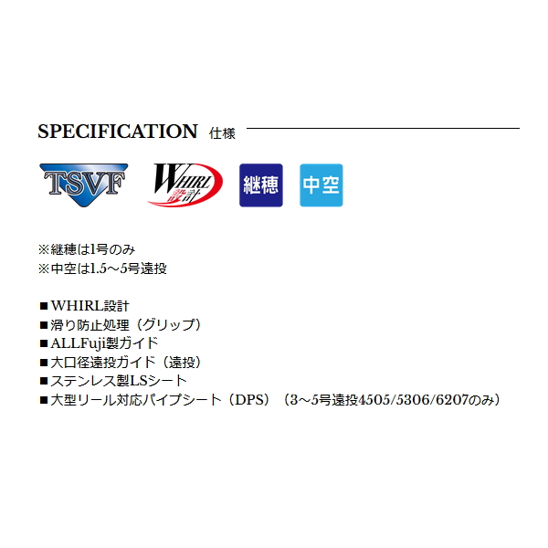 画像2: （26年7月新商品） 宇崎日新 ジャパン メイド ベルノ イソ 5306 2.5号遠投 5.25m （仕舞寸法 107cm） （7月発売予定／ご予約受付中）