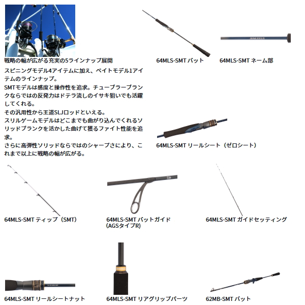 画像4: （26年4月新商品） ダイワ ソルティガ SLJ EX 64MLS-SMT （仕舞寸法 193cm） （保証書付き） （大型2/代引と離島不可）