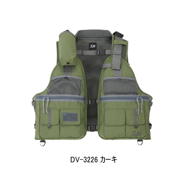 画像1: （26年1月新商品） ダイワ ネイティブクリークベスト DV-3226 カーキ フリーサイズ