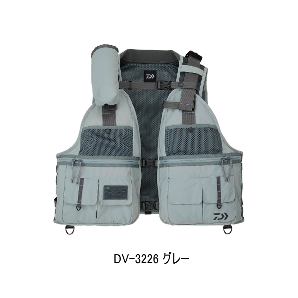画像1: （26年1月新商品） ダイワ ネイティブクリークベスト DV-3226 グレー フリーサイズ