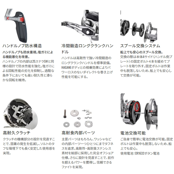 画像3: （送料サービス） （26年12月新商品） シマノ 26 オシアジガー CT 2501HG（左） （12月発売予定／ご予約受付中） （小型商品）