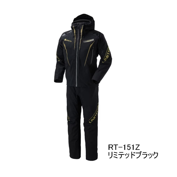 画像1: （26年9月新商品） シマノ リミテッド プロ GTXストレッチ テクノレイヤードスーツ RT-151Z リミテッドブラック Mサイズ （9月発売予定／ご予約受付中）