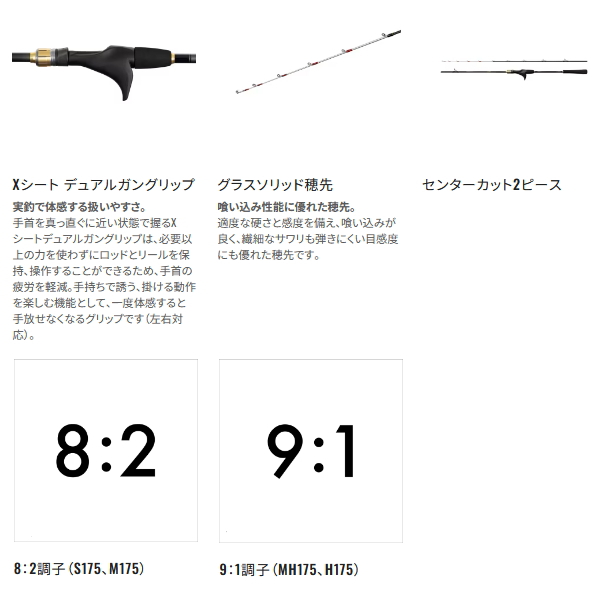 画像3: （26年9月新商品） シマノ 26 タコマスター BB H175 （仕舞寸法 91.3cm） （保証書付き） （9月発売予定／ご予約受付中）