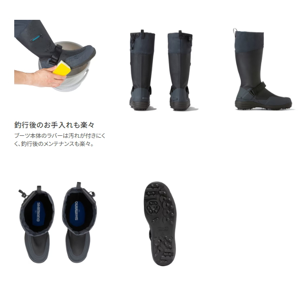 画像3: （26年9月新商品） シマノ ウルトラライトパッカブルブーツスパイク FB-092Z ブラック Lサイズ （9月発売予定／ご予約受付中）