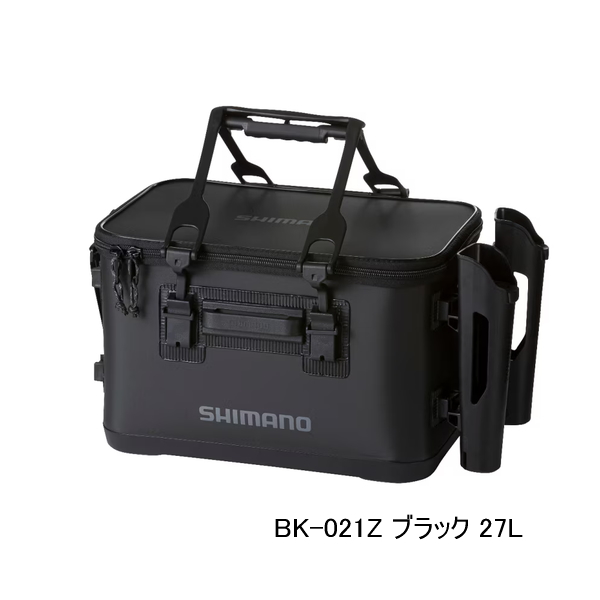 画像1: （26年9月新商品） シマノ UHタックルバッグ ロッドレスト2 BK-021Z ブラック 27L （9月発売予定／ご予約受付中）