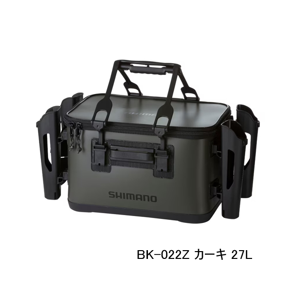 画像1: （26年9月新商品） シマノ UHタックルバッグ ロッドレスト4 BK-022Z カーキ 27L （9月発売予定／ご予約受付中）