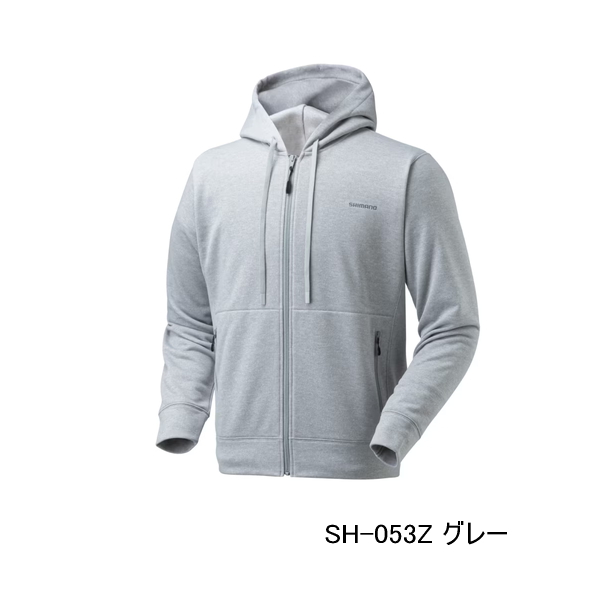 画像1: （26年9月新商品） シマノ ドライスウェット フルジップフーディー SH-053Z グレー Mサイズ （9月発売予定／ご予約受付中）