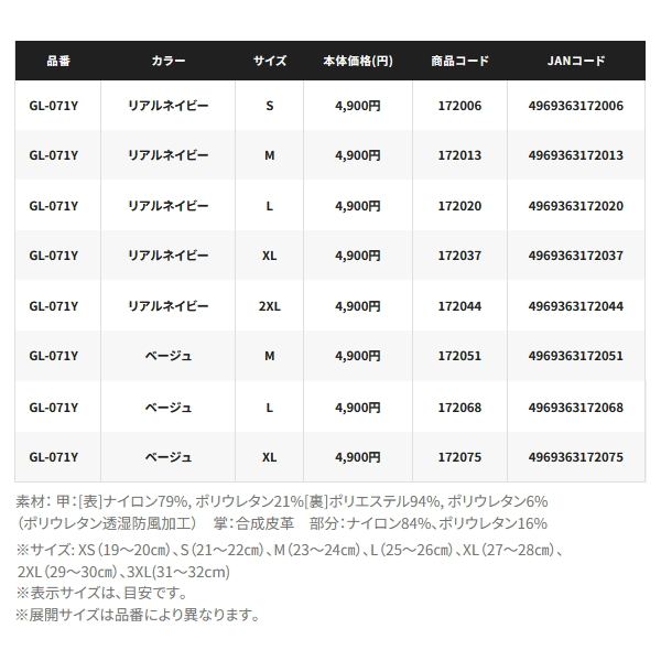 画像: （26年9月新商品） シマノ 01 ベーシックウォーム グローブ 指出し GL-071Y リアルチャコール Sサイズ （9月発売予定／ご予約受付中）