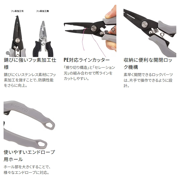 画像3: （26年9月新商品） シマノ MDプライヤー CT-551Z ブラック （9月発売予定／ご予約受付中）