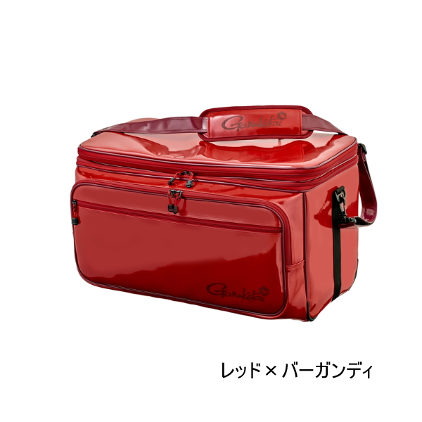 画像1: （26年11月新商品） がまかつ ライトスクエアバッグ5 GB-411 レッド×バーガンディ 60L （11月発売予定／ご予約受付中）