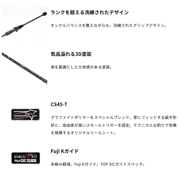 画像2: （26年9月新商品） アルファタックル（alpha tackle） シオン ライトゲーム 73 180M （仕舞寸法 93.0cm） （9月発売予定／ご予約受付中）