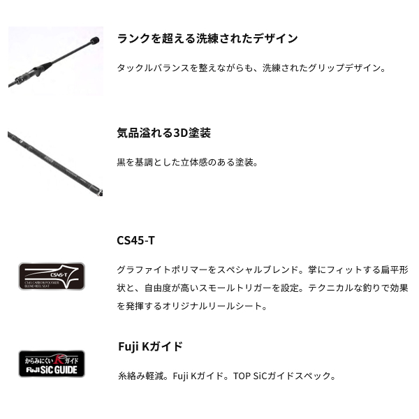 画像2: （26年9月新商品） アルファタックル（alpha tackle） シオン タチウオテンヤ 82 180M （仕舞寸法 134.0cm） （9月発売予定／ご予約受付中）