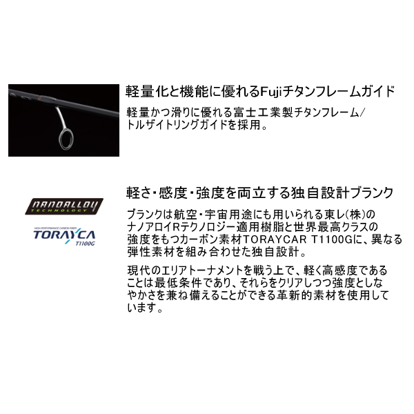 画像3: （26年11月新商品） ジャッカル Tコネクション エリア TCA-S60ML-ST （仕舞寸法 94.0cm） （保証書付き） （11月発売予定／ご予約受付中）