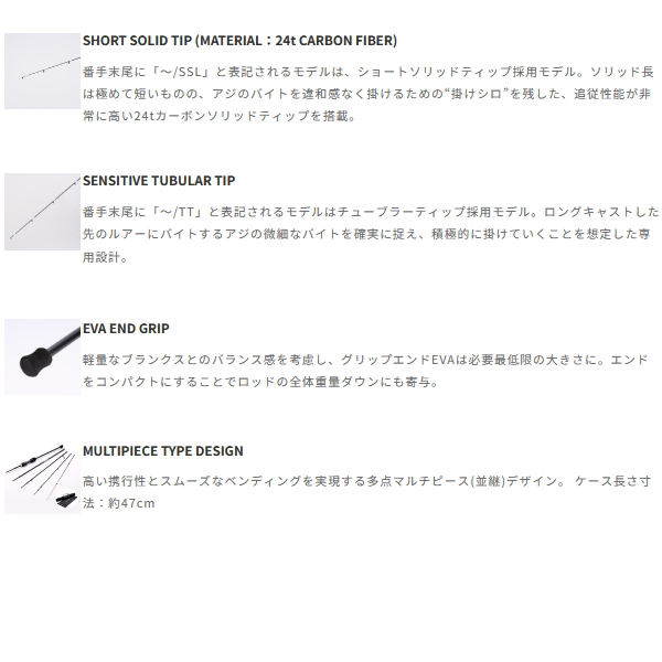 画像3: （26年10月新商品） テイルウォーク（tail walk） アジスト SD S64／SL-P5 （仕舞寸法 42cm） （保証書付き） （10月発売予定／ご予約受付中）