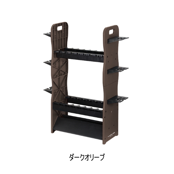 画像1: （26年7月新商品） OGK カラーロッド＆リールスタンドレギュラー（16+6） OG708RDO ダークオリーブ