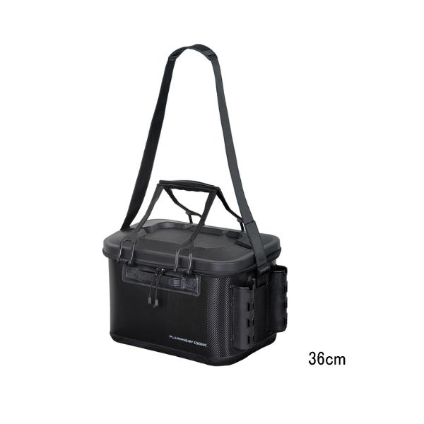 画像1: （26年7月新商品） OGK EVAハードバッカンツインロッドホルダー OG496236CK カーボンブラック 36cm
