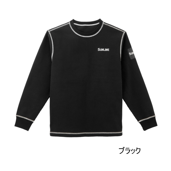 画像1: （26年9月新商品） サンライン サーマルロングスリーブシャツ SUW-04601 ブラック Mサイズ （9月発売予定／ご予約受付中）