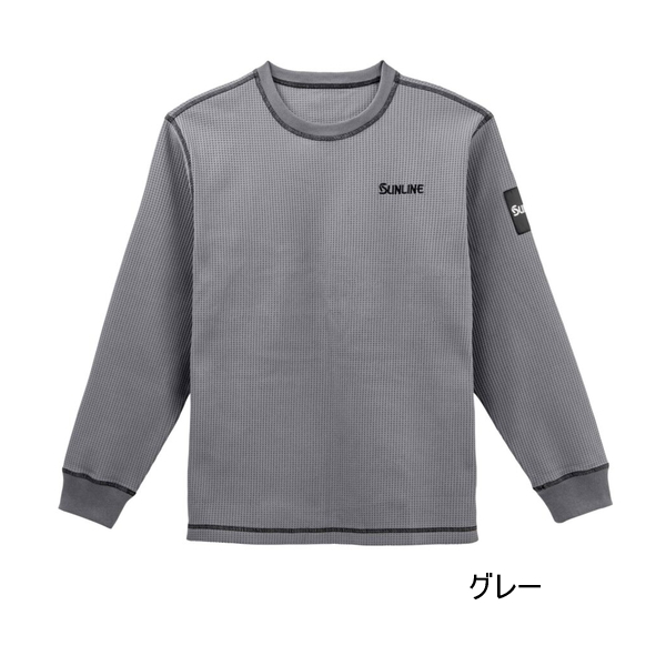 画像1: （26年9月新商品） サンライン サーマルロングスリーブシャツ SUW-04601 グレー Mサイズ （9月発売予定／ご予約受付中）