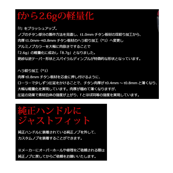 画像3: （26年11月新商品） リブレ f air（フォルテ エアー） FOASGL-1 ノブ単体1個 シルバー／ゴールド 12101 （11月発売予定／ご予約受付中） （返品不可） （小型商品）