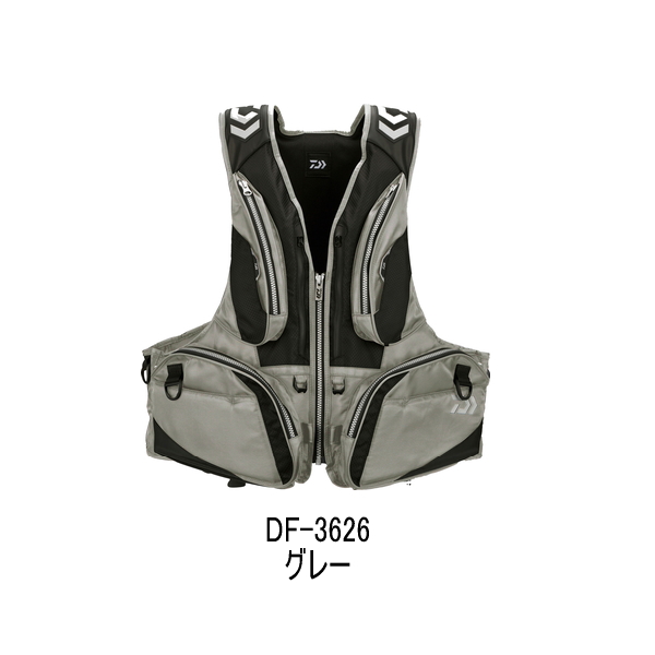 画像1: （26年4月新商品） ダイワ フローティングベスト DF-3626 グレー 2XLサイズ