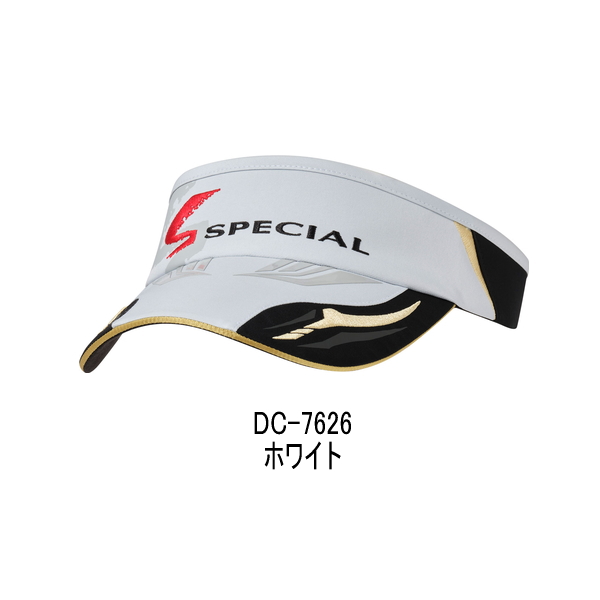 画像1: （26年4月新商品） ダイワ スペシャル サンバイザー DC-7626 ホワイト フリーサイズ