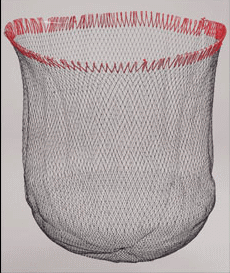 画像: PROX 手すき磯 替網 2段 50〜55cm PX76755 白